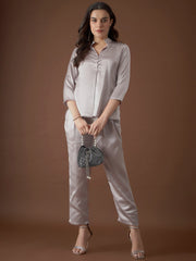 Box Pleat Shirt with pants