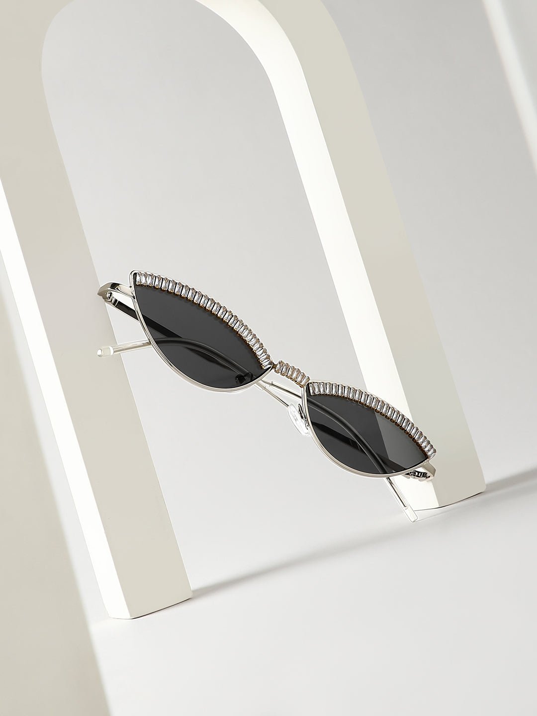 Eva Black Cateye Sunglasses