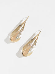 Gold Plated Party Designer Stone Drop Earring