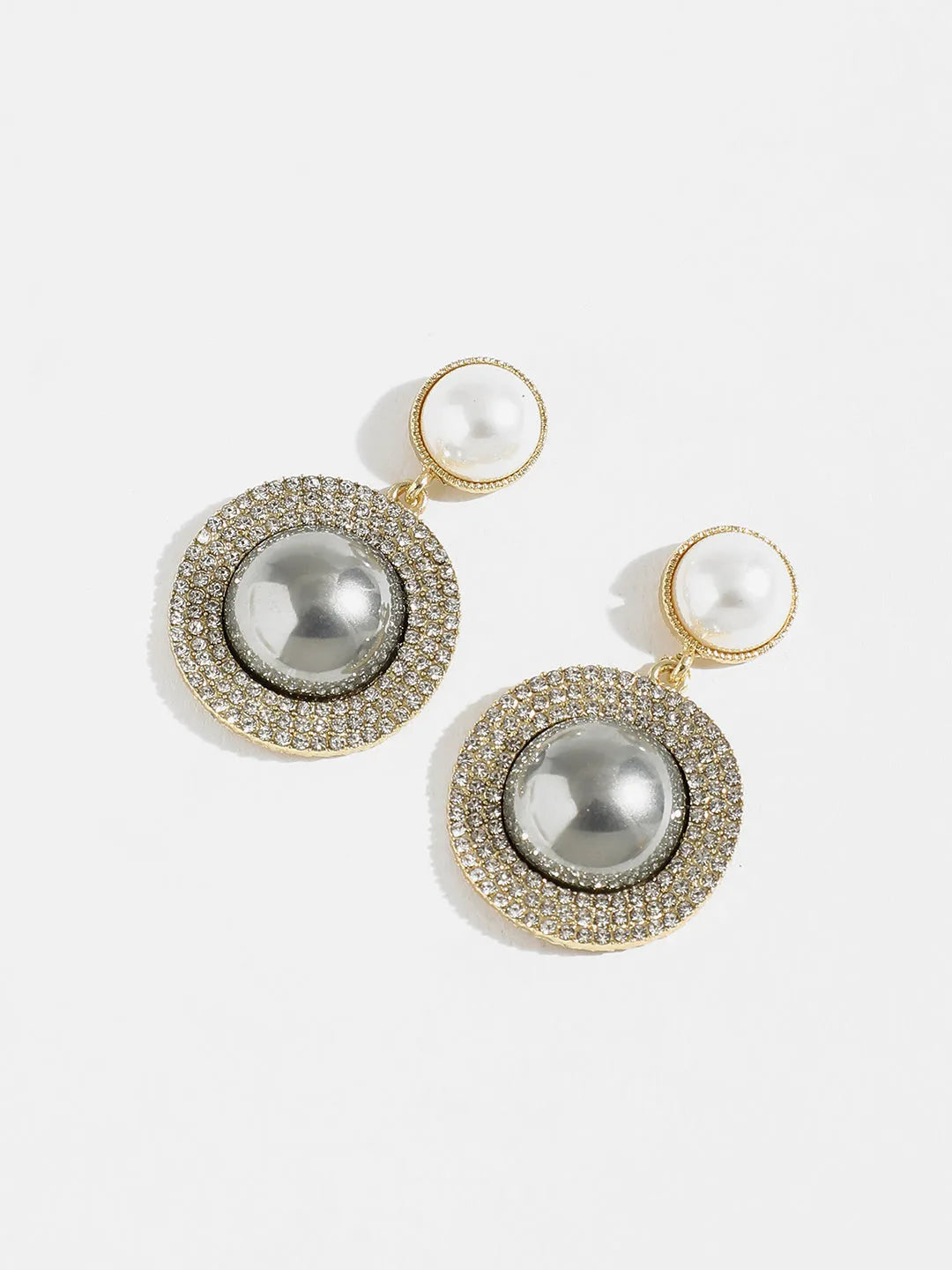 Gold Plated Pearls Drop Earring