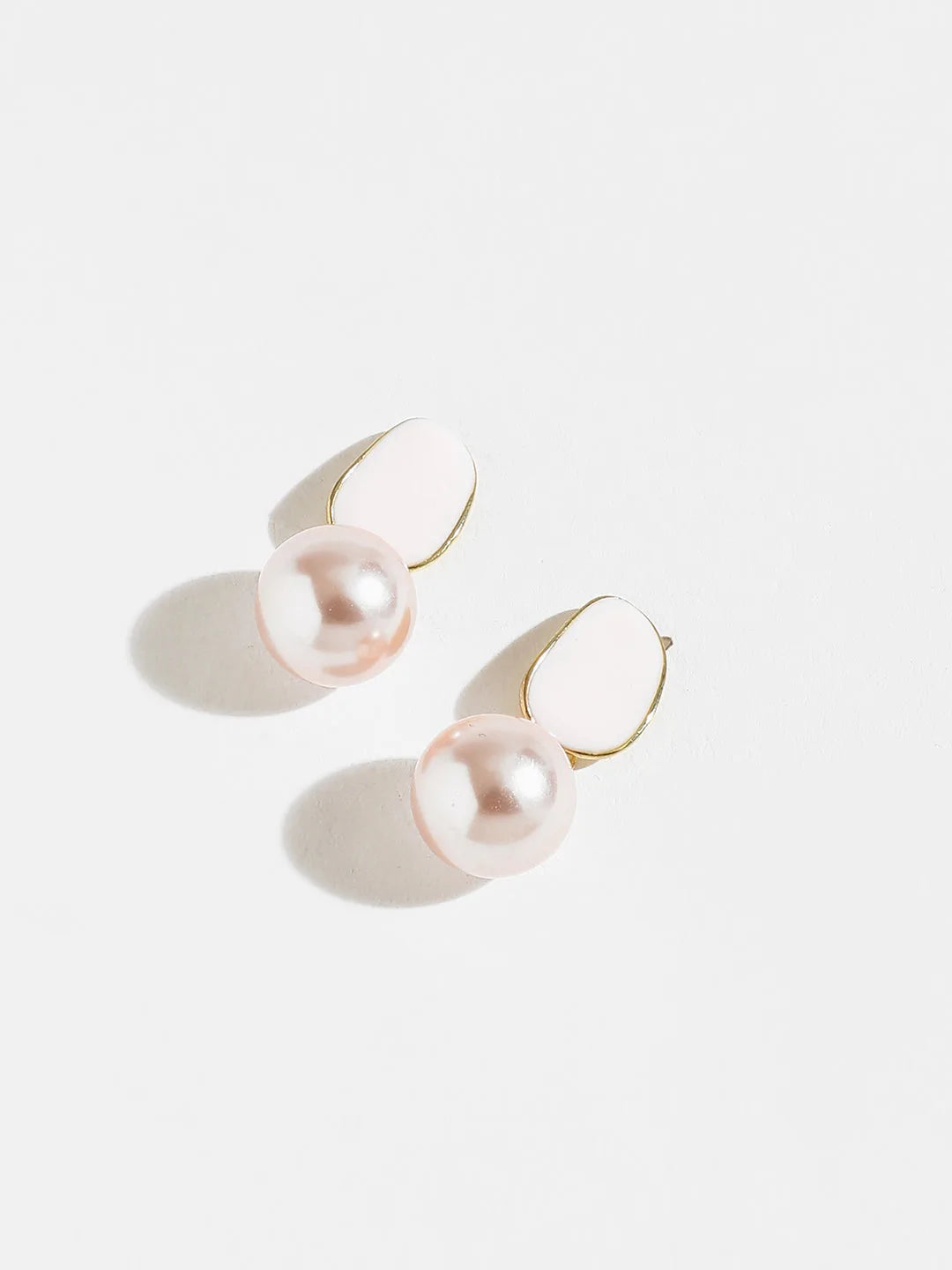 Gold Plated Pearls Drop Earring