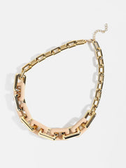 Gold Plated Necklace with Chain Detail