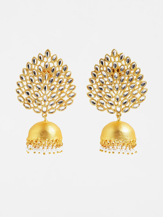 Gold-Plated Tear Drop Earrings