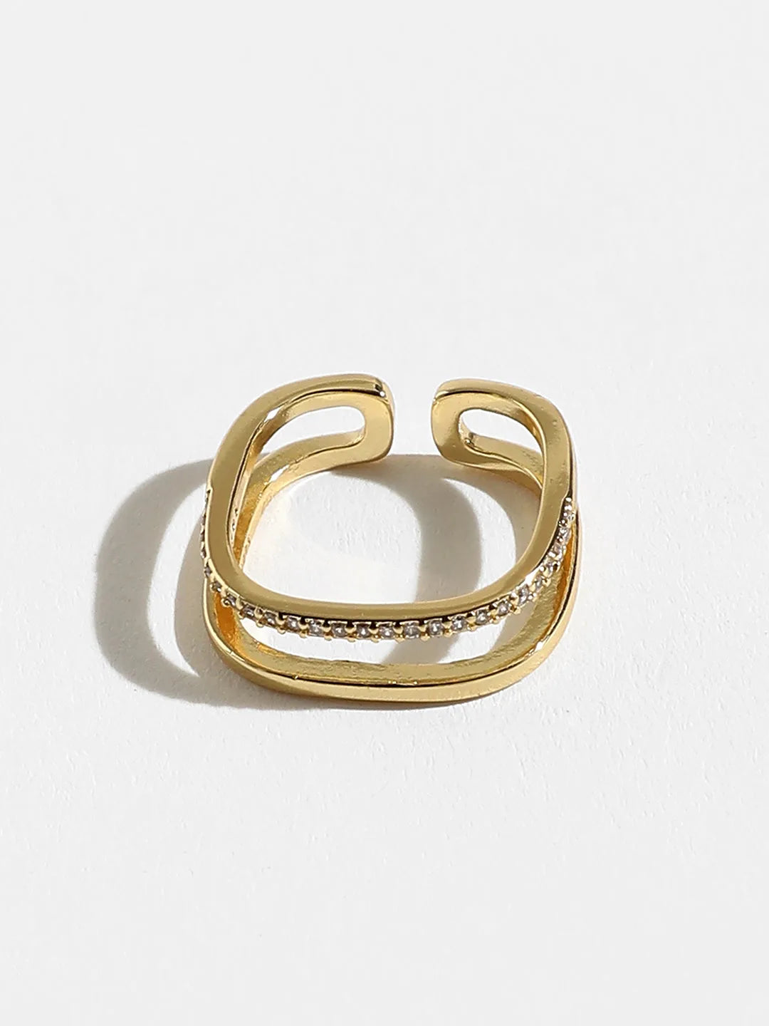 Gold Plated Designer Ring