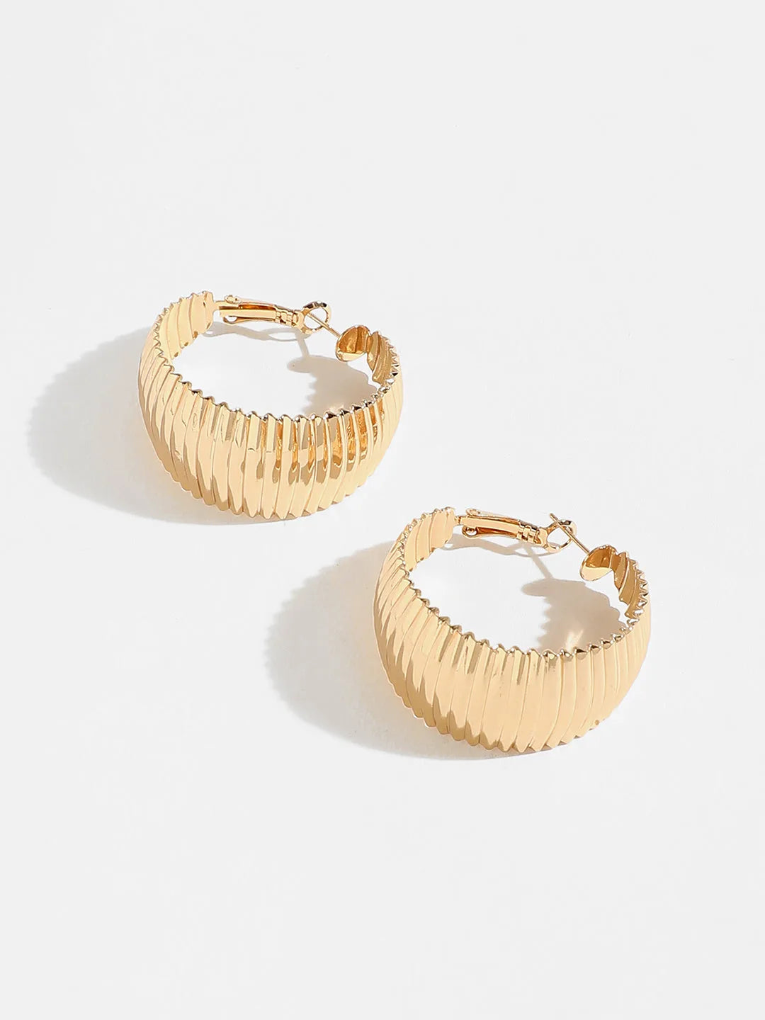 Gold Plated Casual Designer Hoop Earring