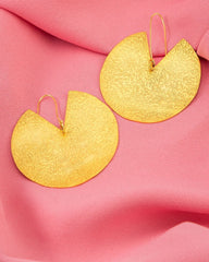 Gold-Plated Moonlight Earrings