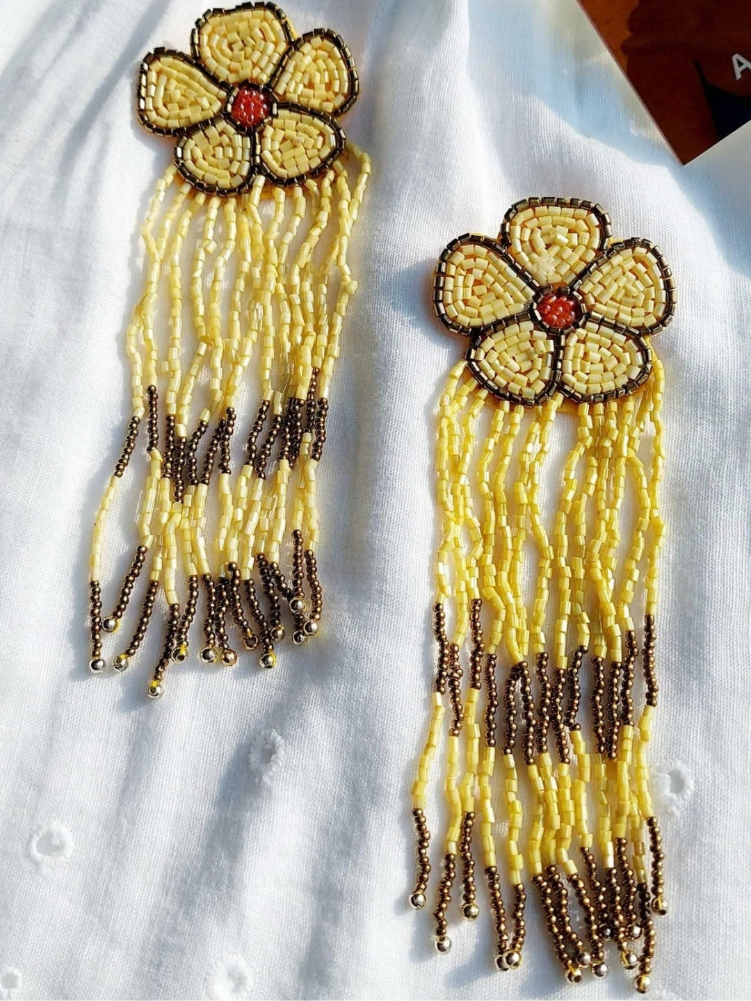 Grace Yellow Beaded Jewellery