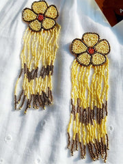 Grace Yellow Beaded Jewellery