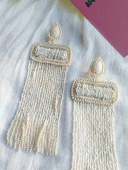 Drizzle White Beaded jewellery