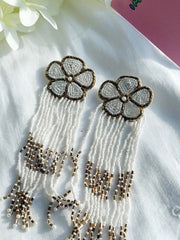 Grace White Beaded Jewellery