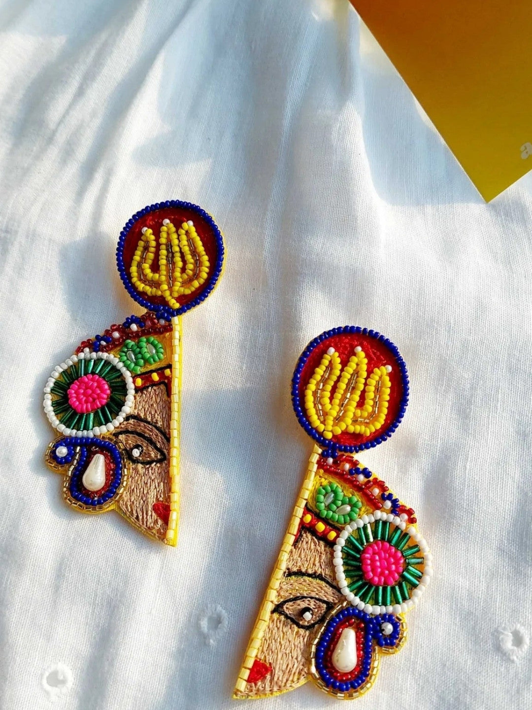 Shakti Multicolour Beaded Earrings