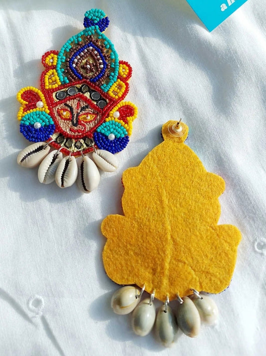 Durga Multicolour Beaded Earrings