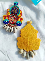 Durga Multicolour Beaded Earrings