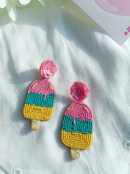 Mango Raspberry Multicolor Beaded Jewellery