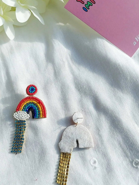 Prism Play Multicolour Beaded Earrings