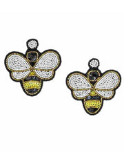 Bumblebee Beaded Earrings