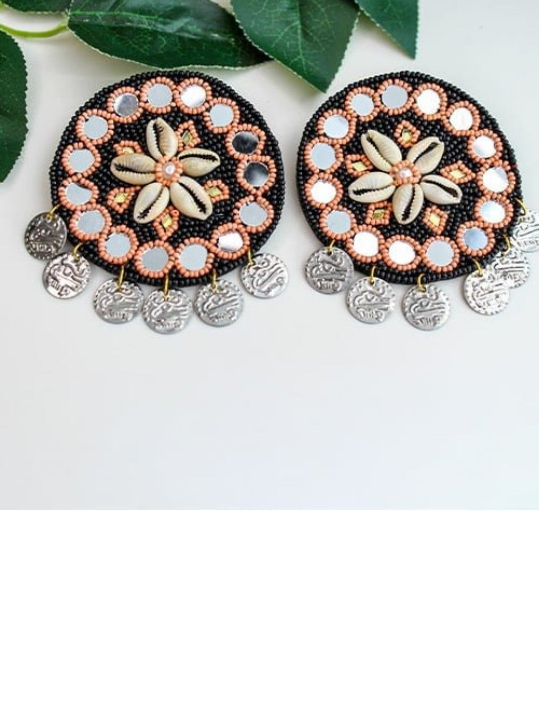 Rohi Black Beaded Earrings