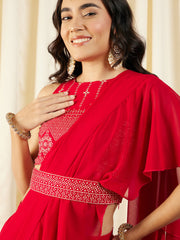 Pre-Draped Sarree with Blouse