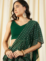 Crop Top with Sharara and frill Dupatta