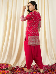 Short Kurta with Low Crotch Dhoti