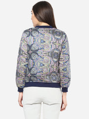 Women's Printed Bomber Jacket