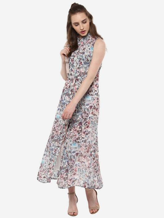 Women's Printed Floral Maxi Dress