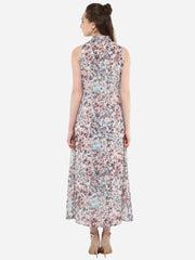 Women's Printed Floral Maxi Dress