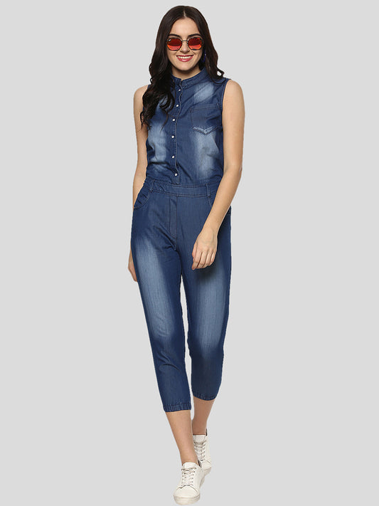 Women's Denim Jumpsuit