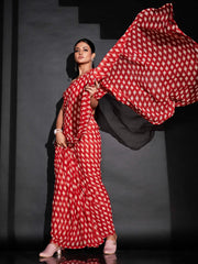 Ethnic Motifs Printed Ready To Wear Saree