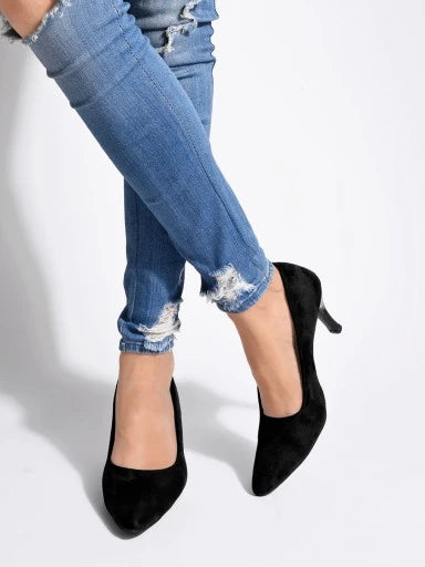 Stylish Black Pumps For Women & Girls