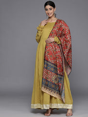 Women Long Kurta With Churidar Sleeves