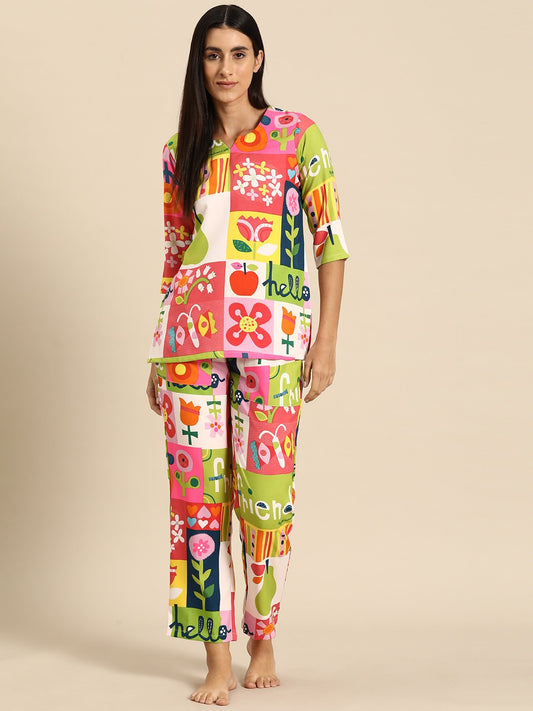 Kurta Pyjama nightwear Set