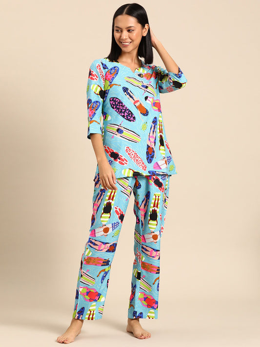 Kurta Pyjama nightwear Set