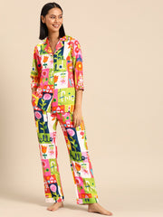 Shirt Pyjama nightwear set