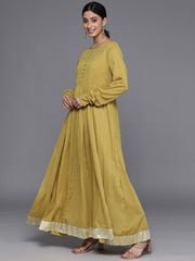 Women Long Kurta With Churidar Sleeves