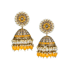 Subhadr-a Yellow Jhumki.