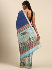 Cotton Blue Vantara Saree