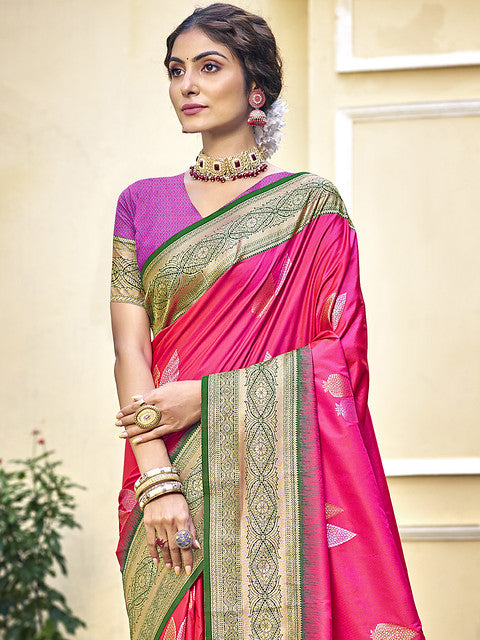 Silk Rani Chitragandha Silk Saree