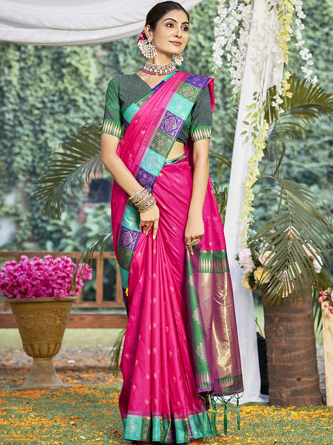 Silk Rani Ralempire Silk Saree