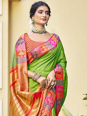 Silk Sea Green Imperial Silk Saree