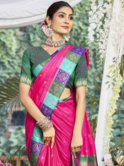 Silk Rani Ralempire Silk Saree