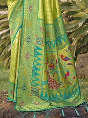 Silk Sea Green Kartika Silk Saree