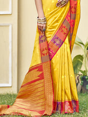 Silk Yellow Imperial Silk Saree