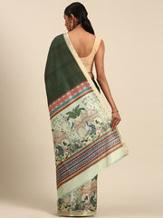 Cotton Green Vantara Saree