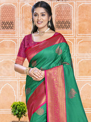 Silk Green Madhuram Silk Saree