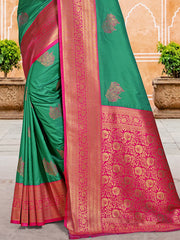 Silk Green Madhuram Silk Saree