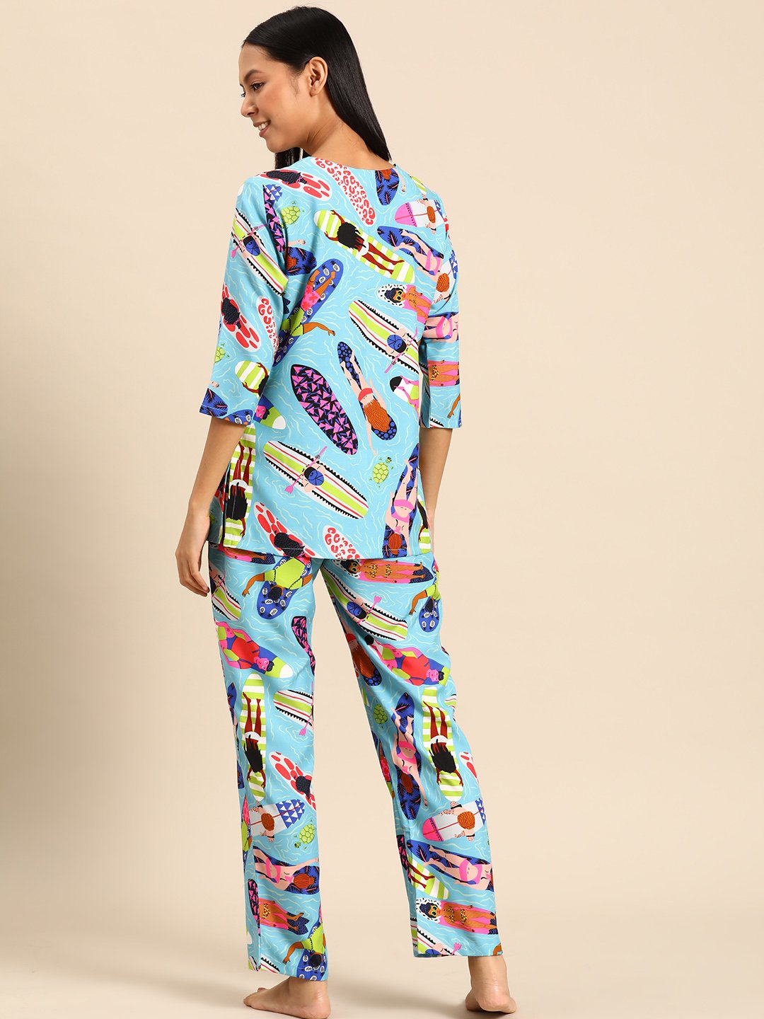 Kurta Pyjama nightwear Set