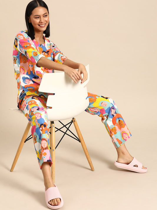 Kurta Pyjama nightwear Set