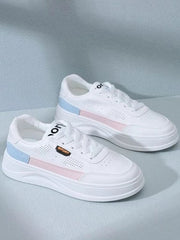 Smart Casual Comfortable White Sneakers For Women & Girls