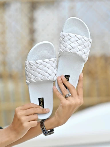 Women & Girls Platform White Heels